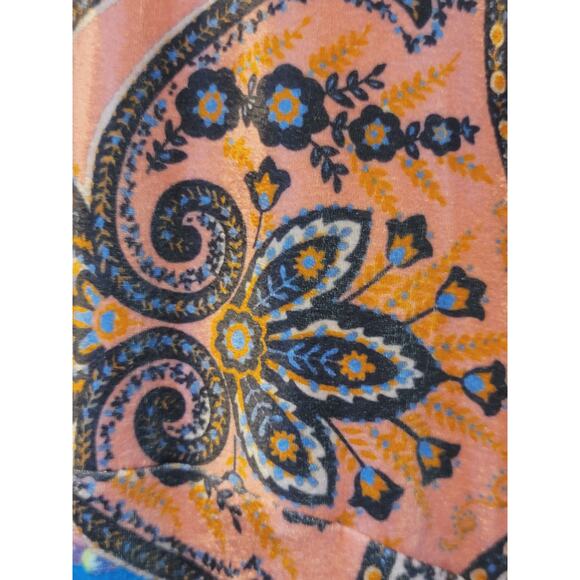 NWT Anthropologie Floral Paisley High Neck Midi Dress - XS - Picture 6 of 6